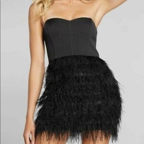 GUESS by Marciano Paris Feather Tube Dress - Picture 4 of 9